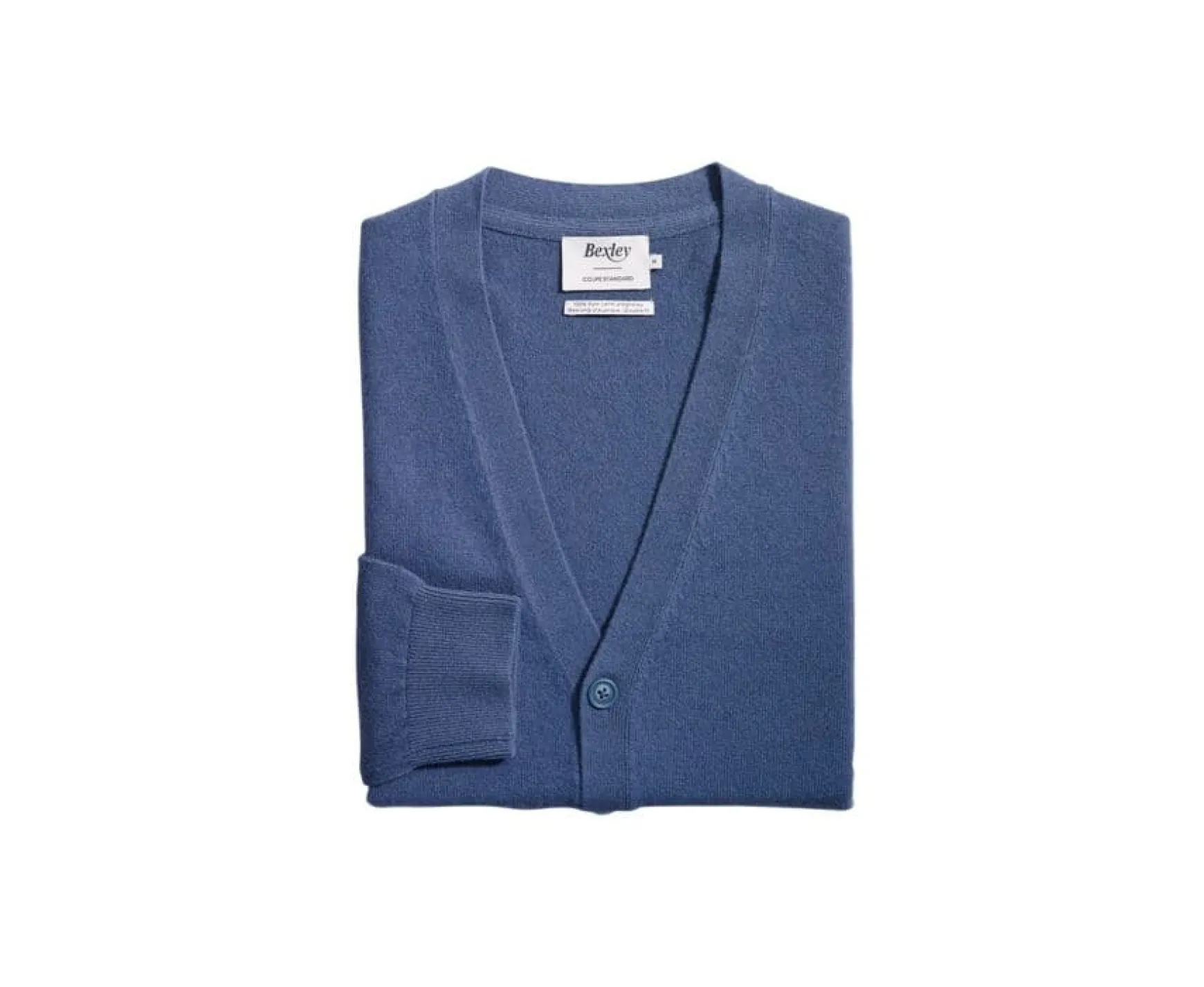 Bexley | Wool Cardigan - Owen Ii | Prussian Blue
