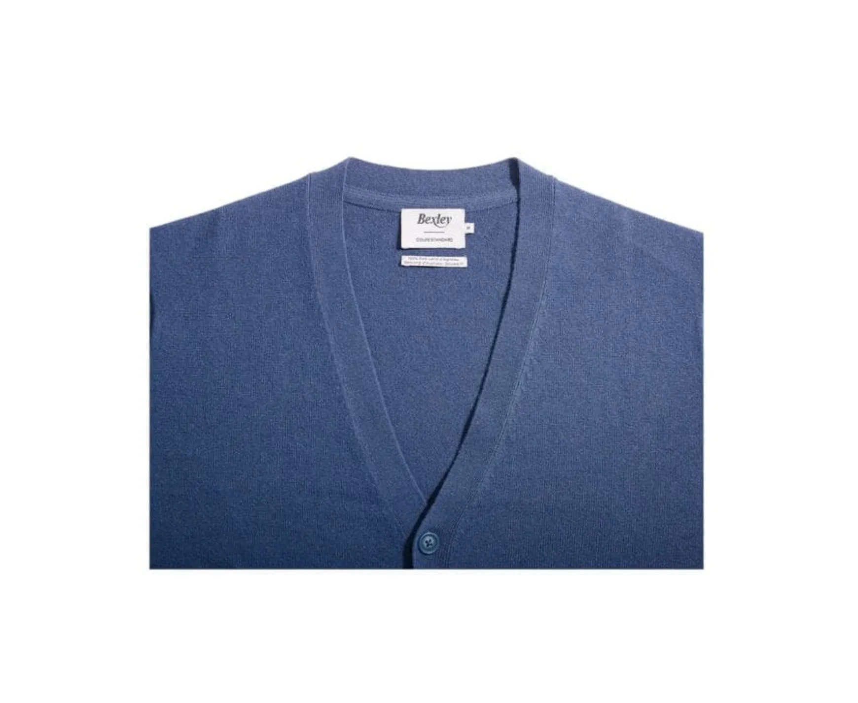 Bexley | Wool Cardigan - Owen Ii | Prussian Blue