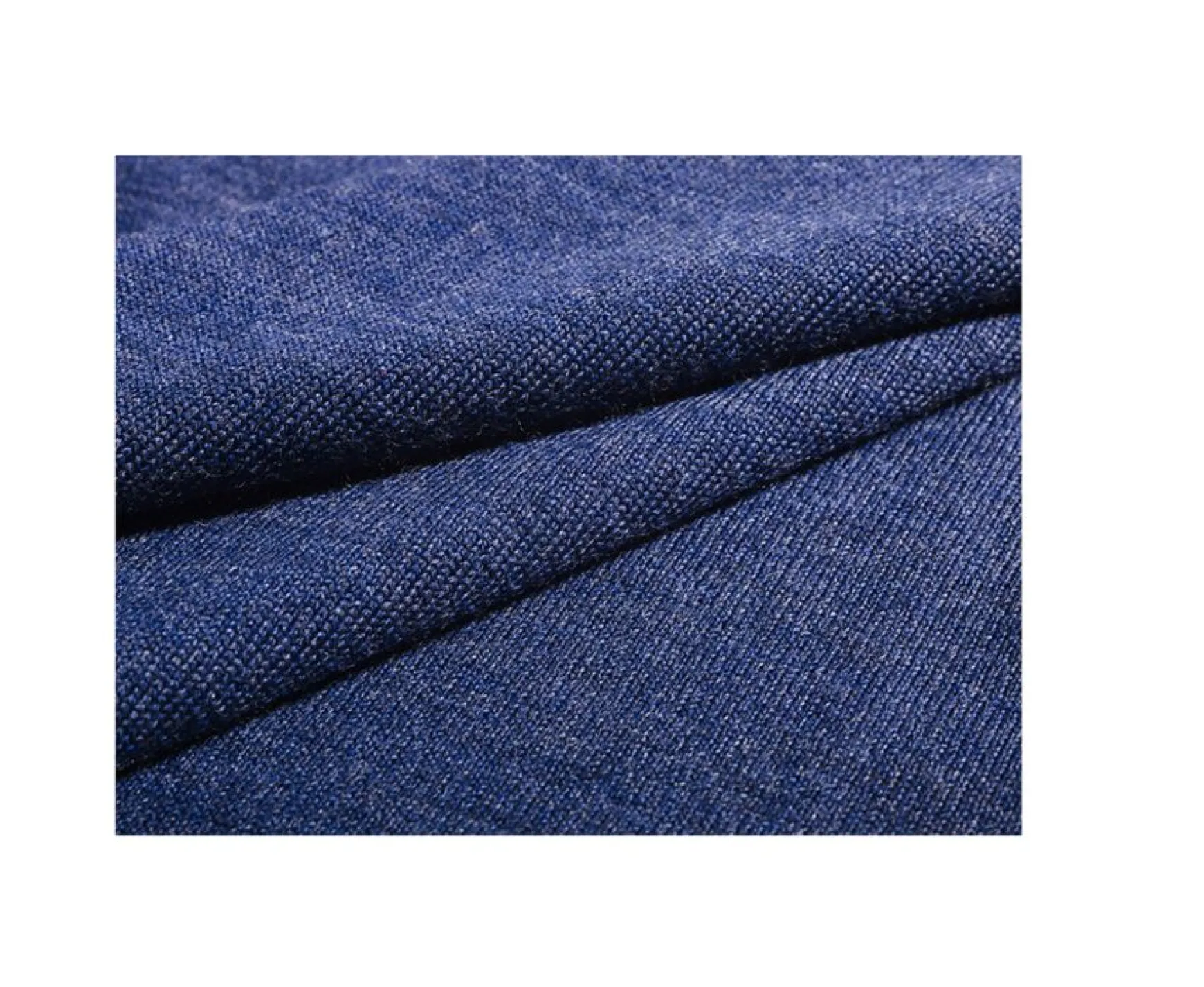 Bexley | Wool Roll-Neck Jumper - Emerinos | Dark Blue Melange