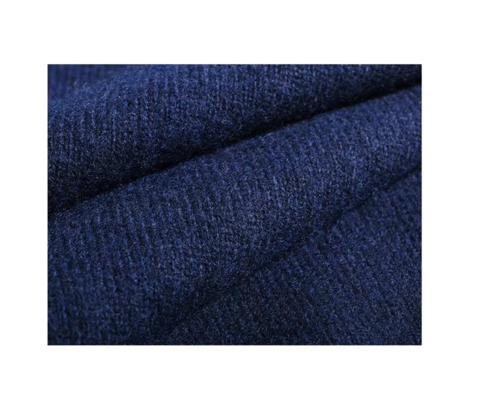 Bexley | Wool Roll-Neck Jumper - Kenneric | Navy Blue