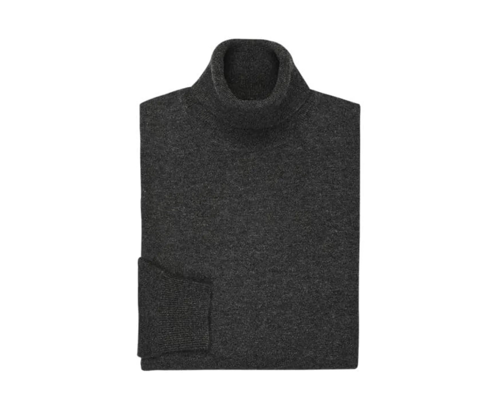 Bexley | Wool Roll-Neck Jumper Emeric Grey Anthracite