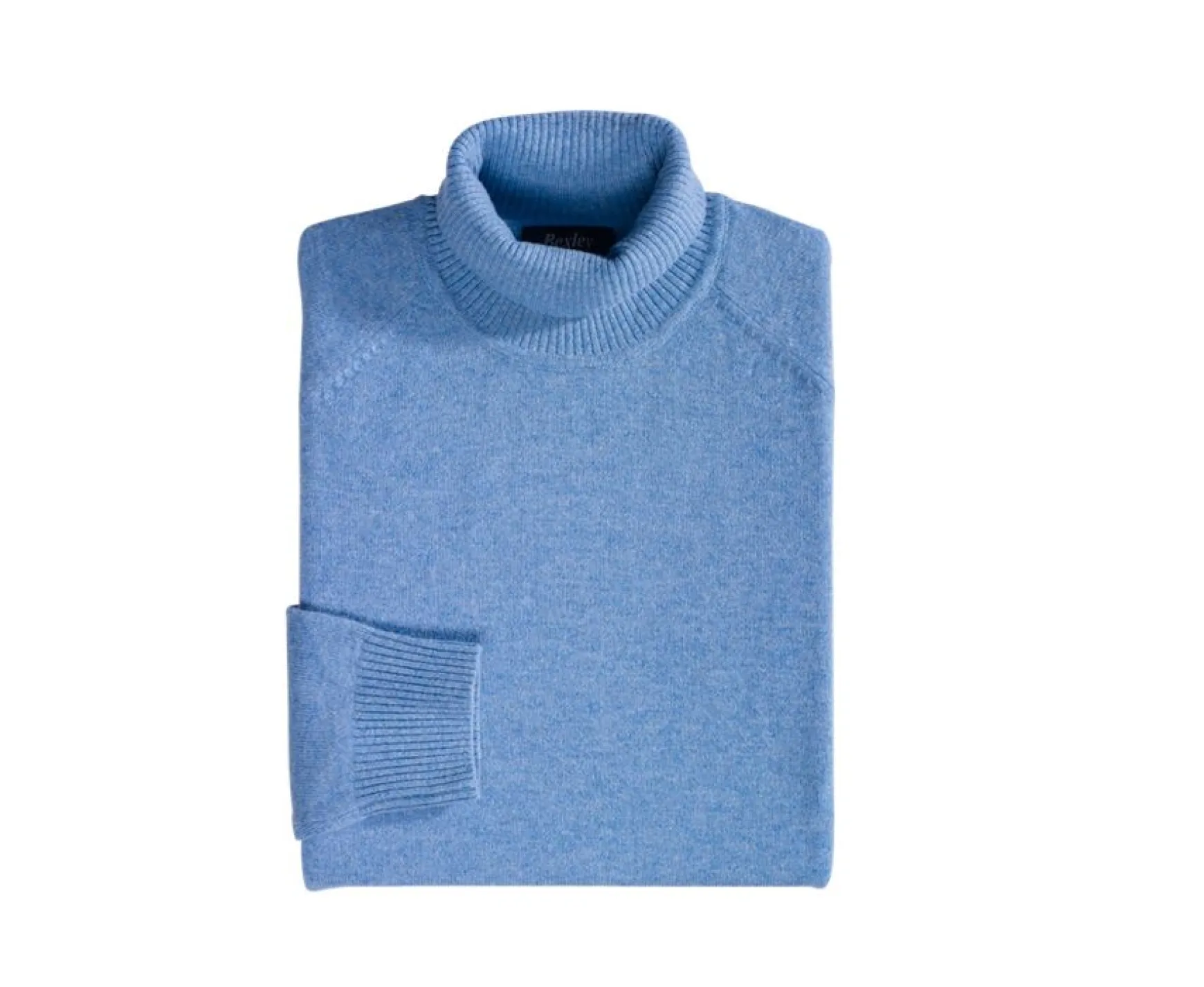 Bexley | Wool Roll-Neck Jumper Emerston Blue Melange